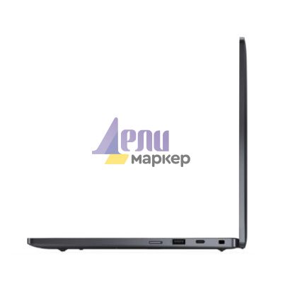 Лаптоп Dell Pro 14 Premium PA14250, Intel Ultra 5 236V (40 TOPS NPU, 8 cores, up to 4.7GHz), 14.0" FHD+(1920x1200) WVA 400nits AG, 16GB LPDDR5x, 8533MT/s (onb), 512GB SSD, Intel Arc, 8MP HDR+IR Cams and Mic, Wi-Fi 7, FPR, Backlit Kb, Win11 Pro, Magnesium,