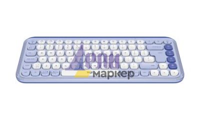Клавиатура Logitech Pop Icon Keys - Lilac - US INT'L - BT - N/A - INTNL-973