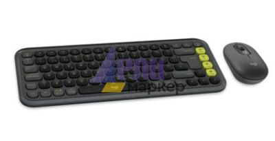 Комплект Logitech Pop Icon Combo - Graphite - US INT'L - BT - N/A - INTNL-973