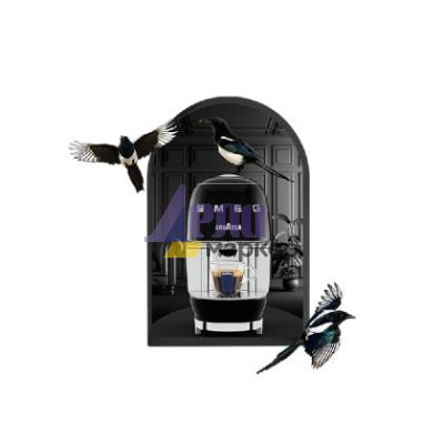 Кафемашина LAVAZZA A MODO MIO My Way SMEG Черен