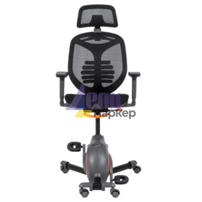 Офис стол - колело Carmen CR-216 - черен-сив