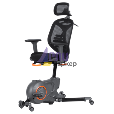 Офис стол - колело Carmen CR-216 - черен-сив