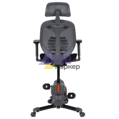 Офис стол - колело Carmen CR-216 - черен-сив