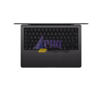 Лаптоп Apple 14-inch MacBook Pro: Apple M4 chip with 10-core CPU and 10-core GPU, 16GB, 1TB SSD - Space Black