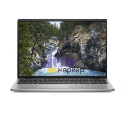 Лаптоп Dell Vostro 5640, Intel Core 7-150U (12MB cache, 10cores, up to 5.4 GHz), 16.0" 16:10 FHD+ (1920 x 1200) AG 250nits, 16GB, 2x8GB, DDR5, 5200 MT/s, 512GB SSD PCIe M.2, Intel Graphics, Cam&Mic, Wi-Fi 6, BT, Backlit Kb, Ubuntu, 3Y PS
