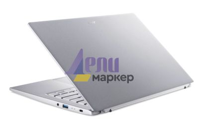Лаптоп Acer Swift X, SF314-44-R3RD, AMD Ryzen 7 5825U (Up to 4.5GHz, 16MB), 14" IPS FHD (1920x1080), 16GB DDR4, 1024GB PCIe SSD, AMD Radeon RX8 Vega, WiFi 6AX+BT, HD Cam, FPR, Linux, Silver