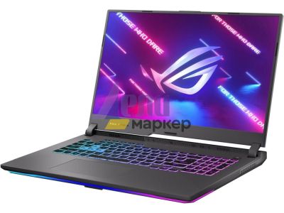 Лаптоп Asus ROG Strix G17 G713IE-HX014, Ryzen 7-4800H 2.9GHz (8M cache, up to 4.2GHz)17.3" FHD IPS AG (1920x1080)144 Hz,16GB DDR4 3200(2*8),PCIE NVME 512GB M.2 SSD, NVIDIA GeForce RTX 3050 Ti 4GB GDDR6,Wi-Fi 6,RGB Kbd,Num Pad, no OS, Black