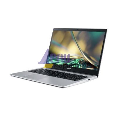 Лаптоп Acer Aspire 3, A315-43-R8L3, AMD Ryzen 5 5500U (2.1GHz up to 4.00GHz, 8MB), 15.6" FHD (1920x1080) IPS, HD Cam, 8GB DDR4, 512 SSD PCIe, Radeon Vega Graphics, RJ-45, 802.11ac, BT 4.2, Linux, Silver