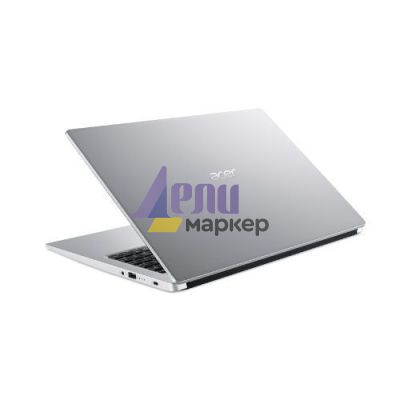 Лаптоп Acer Aspire 3, A315-43-R8L3, AMD Ryzen 5 5500U (2.1GHz up to 4.00GHz, 8MB), 15.6" FHD (1920x1080) IPS, HD Cam, 8GB DDR4, 512 SSD PCIe, Radeon Vega Graphics, RJ-45, 802.11ac, BT 4.2, Linux, Silver