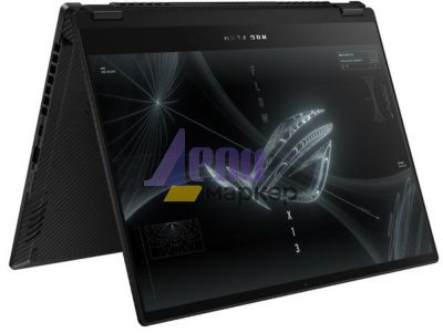 Лаптоп Asus ROG Flow X13 GZ301VU-MU002X,Intel Core i9-13900H  2.6 GHz (24M Cache, up to 5.4 GHz, 14 cores: 6 P-cores and 8 E-cores) 13.4" QHD+ 16:10 (2560 x 1600, WQXGA), 165Hz,16GB DDR5 ( 2*8), 1TB PCIE NVME,  RTX 4050 GDDR6 6GB,Illum. Kbd,Win11 Pro,Blac
