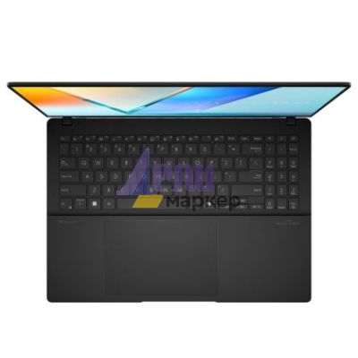 Лаптоп Asus Vivobook S M5606KA-RI078W,AMD KRACKAN-6C/BGA,16 "OLED WQXGA+(WQ+) 2880X1800 16:10 Bend+400nits(HDR) Glare120 Hz,16GB LPDDR5X (on BD),1TB SSD,Backlit Chiclet Keyboard 1-Zone RGB with Num-key, Windows 11, Neutral Black, AI PC +Backpack