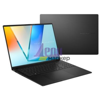 Лаптоп Asus Vivobook S M5606KA-RI078W,AMD KRACKAN-6C/BGA,16 "OLED WQXGA+(WQ+) 2880X1800 16:10 Bend+400nits(HDR) Glare120 Hz,16GB LPDDR5X (on BD),1TB SSD,Backlit Chiclet Keyboard 1-Zone RGB with Num-key, Windows 11, Neutral Black, AI PC +Backpack