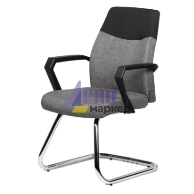 Посетителски стол Carmen 6003 - сив