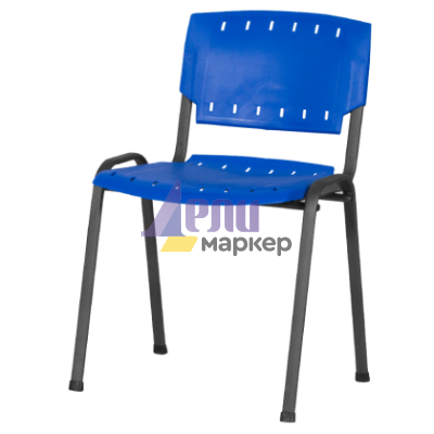 Посетителски стол Prizma - син