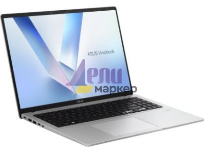 Лаптоп Asus Vivobook X1607QA-MB004W,Purwa SE,16.0 WUXGA(WU) 1920X1200 16:10 300nits Anti-Glare ,LPDDR5X 16GB (on board )1TB PCIE G4 SSD,Qualcomm Adreno GPU, Windows 11, Cool Silver