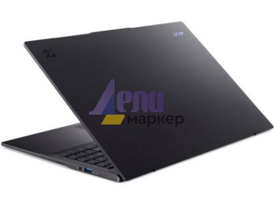 Лаптоп Acer Swift 16 AI, SF16-51-99ND, Intel Core Ultra 9 288V, 16" 2.8K OLED (2880x1800) DCI-P3 100%, 32GB LPDDR5X 6400MHz on board, 1024GB PCIe NVMe SSD, Intel UMA, QHD Cam, WiFi 7, BT 6E, Backlit Kbd, Win 11 Home, Ice Black