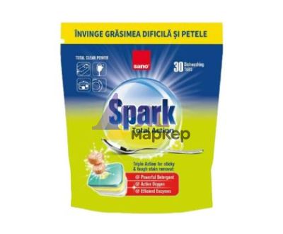 Таблетки за съдомиялна Sano Total Action 30 бр.