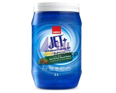 Почистващ препарат Sano Jet + Универсален, гел, с натурално масло от бор 1 kg
