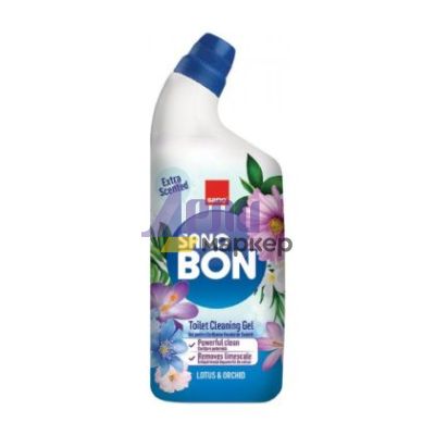 Препарат за тоалетна SanoBon WC Гел, 750 ml, Lotus & Orchid