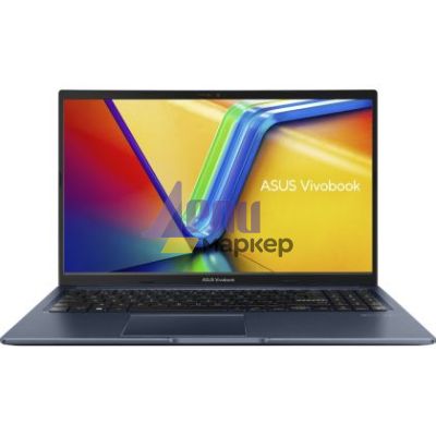 Лаптоп Asus Vivobook, M1502YA-BQ579,AMD Ryzen 7 5825U 2.0GHz (8-core/16-thread, 16MB cache, up to 4.5 GHz ) 15.6 FHD (1920x1080)16GB DDR4 (8 GB on BD),512GB SSD G3,Backlit Chiclet Keyboard ,NO OS,Quiet Blue
