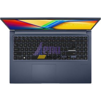 Лаптоп Asus Vivobook, M1502YA-BQ579,AMD Ryzen 7 5825U 2.0GHz (8-core/16-thread, 16MB cache, up to 4.5 GHz ) 15.6 FHD (1920x1080)16GB DDR4 (8 GB on BD),512GB SSD G3,Backlit Chiclet Keyboard ,NO OS,Quiet Blue