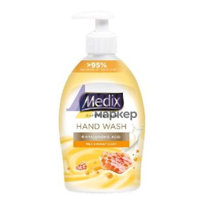Течен сапун Medix Помпа 400 ml Milk&Honey