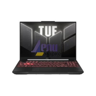 Лаптоп Asus TUF A16 FA607NU-RL059, AMD Ryzen 5 7535HS 3.3GHz (19MB Cache, up to 4.55 GHz), 16" FHD+ (1920x 1200) 16:10,144Hz,16GB DDR5 ,1TB PCIe 4.0,RTX40506GB GDDR6, Wi-Fi 6(802.11ax)Backlit Chiclet Keyboard 1-Zone RGB, no OS, Mecha Gray