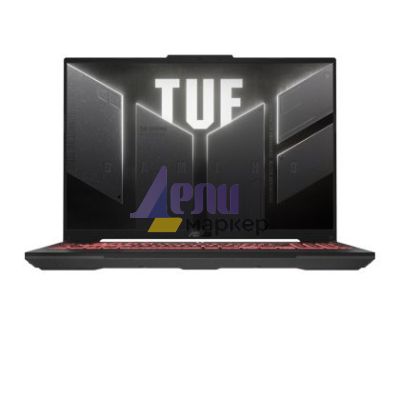Лаптоп Asus TUF A16 FA607NU-RL059, AMD Ryzen 5 7535HS 3.3GHz (19MB Cache, up to 4.55 GHz), 16" FHD+ (1920x 1200) 16:10,144Hz,16GB DDR5 ,1TB PCIe 4.0,RTX40506GB GDDR6, Wi-Fi 6(802.11ax)Backlit Chiclet Keyboard 1-Zone RGB, no OS, Mecha Gray