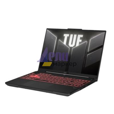 Лаптоп Asus TUF A16 FA607NU-RL059, AMD Ryzen 5 7535HS 3.3GHz (19MB Cache, up to 4.55 GHz), 16" FHD+ (1920x 1200) 16:10,144Hz,16GB DDR5 ,1TB PCIe 4.0,RTX40506GB GDDR6, Wi-Fi 6(802.11ax)Backlit Chiclet Keyboard 1-Zone RGB, no OS, Mecha Gray