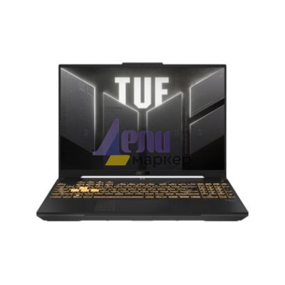 Лаптоп Asus TUF F16 FX607VU-RL048, Intel Core 5 210H 2.2 GHz (12MB Cache, up to 4.8 GHz, 8 cores, 12 Threads)16" WUXGA (1920X1200) 16:10 300nits Anti-Glare NTSC:45,144 Hz, 16GB DDR5 5200 Mhz ,1TB PCIe 4.0,RTX4050A6GB GDDR6, Wi-Fi 6(802.11ax)Backlit kbd.,