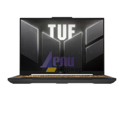 Лаптоп Asus TUF F16 FX607VU-RL048, Intel Core 5 210H 2.2 GHz (12MB Cache, up to 4.8 GHz, 8 cores, 12 Threads)16" WUXGA (1920X1200) 16:10 300nits Anti-Glare NTSC:45,144 Hz, 16GB DDR5 5200 Mhz ,1TB PCIe 4.0,RTX4050A6GB GDDR6, Wi-Fi 6(802.11ax)Backlit kbd.,