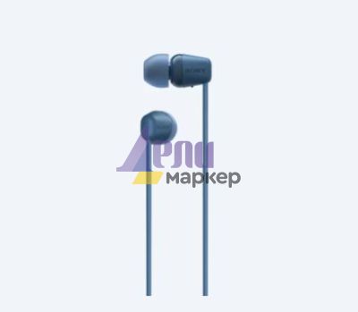 Слушалки Sony Headset WI-C100, blue