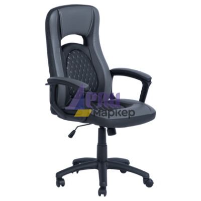 Президентски офис стол Carmen 6095 - сив - черен