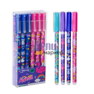 Химикалка с гума YALONG Animal 0.38 mm Син