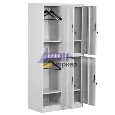 Метален шкаф Carmen CR-1251 L - сив