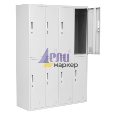 Метален шкаф Carmen CR-1276 J - сив