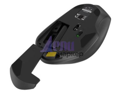 Мишка Natec Mouse Siskin Wireless 1600DPI 2.4GHz + Bluetooth 5.0 Optical Black