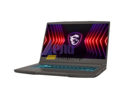 Лаптоп MSI Thin A15 B7VF, Ryzen 7 7735HS (8C/16T, up to 4.75GHz, 16MB L3), GeForce RTX 4060 8GB GDDR6 233 AI TOPS, 15.6" FHD (1920x1080), 144Hz, IPS-Level, 16GB 2x8 (4800)MHz, 512GB PCIe Gen4x4 SSD, WiFi 6E, BT5.3, Backlit Kbd (Blue), NO OS, 52.4 Whrs, 1.