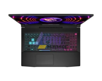 Лаптоп MSI Katana 15 B13VFK, i7-13620H (10C/16T, up to 4.90GHz, 24 MB), GeForce RTX 4060 8GB GDDR6 233 AI TOPS, 15.6" QHD (2560x1440), 165Hz, IPS-Level, 16GB RAM 2x8 (5200)MHz, 512GB PCIe Gen4x4 SSD, WiFi 6E, BT5.3, 4-Zone RGB Kbd, NO OS, 53.5 Whrs, 2.25