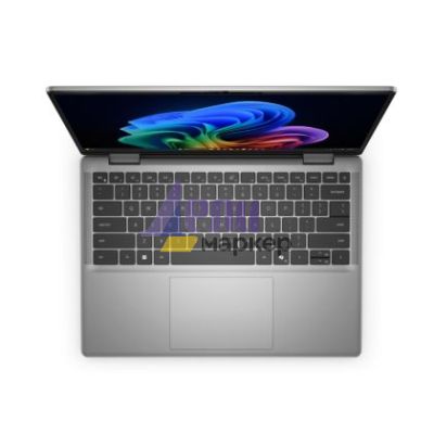 Лаптоп Dell Latitude 7455, X Elite X1E-80-100 (12 core, up to 3.4 GHz, 45 TOPS NPU), 14.0" QHD+ (2560x1600), IPS, AG Touch, 16GB onboard LPDDR5x 8448 MT/s, 512 GB SSD PCIe M.2, Intel Graphics, FHD IR Cam and Mic, Wi-Fi 7, FPR, BKT KB, Win 11 Pro, 3Y PS