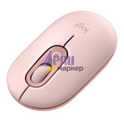 Мишка Logitech POP Mouse with emoji -  ROSE - BT - N/A - EMEA28i-935 - FY25,TERRA
