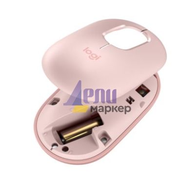 Мишка Logitech POP Mouse with emoji -  ROSE - BT - N/A - EMEA28i-935 - FY25,TERRA