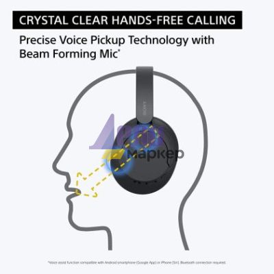 Слушалки Sony Headset WH-CH720N, black