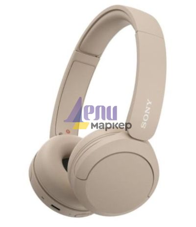 Слушалки Sony Headset WH-CH520, cream