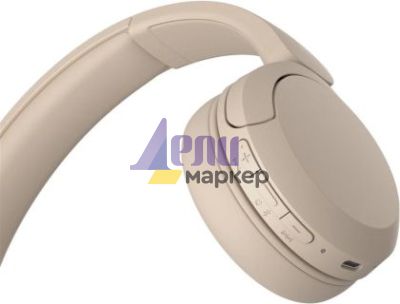 Слушалки Sony Headset WH-CH520, cream
