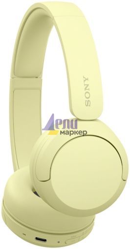 Слушалки Sony Headset WH-CH520, yellow