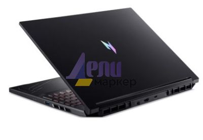 Лаптоп Acer Nitro 16, ANV16-41-R3NF, AMD Ryzen 5 8645HS, (4.30GHz up to 5.00GHz,16MB),16" WQXGA (1920x1600) IPS 165Hz, 1*16GB DDR5 (1 slot free), 512 GB PCIe NVMe SSD, GeForce RTX 3050 6GB GDDR6, Wifi 802.11AX, BT 5.3, No Os, Black