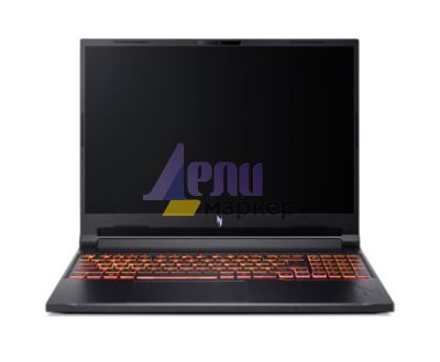 Лаптоп Acer Nitro V16, ANV16-61-R7A2, AMD Ryzen R5 340 AI 5 (up to 4.80GHz,16MB), 16" WUXGA (1920x1200)IPS, 165Hz, 16GB DDR5 (1 slot free), 512GB PCIe NVMe SSD, M.2 (slot free), RTX 4050 6GB GDDR6, MicroSD, FHD Cam&Mic.,WIFI6E+BT, Backlit kbd, No OS, Blac