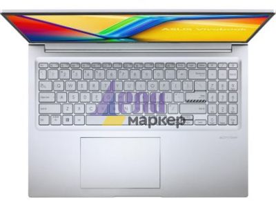 Лаптоп Asus Vivobook M1605YA-MB701, AMD Ryzen R7-7730U, 16.0 WUXGA(WU) 1920X1200 16:10 300nits Anti-Glare, 16GB LPDDR4 (8 GB on BD),1TB SSD G3,Backlit Chiclet Keyboard with num key ,  NO OS, Cool Silver