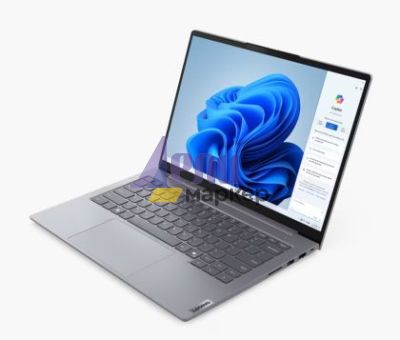 Лаптоп Lenovo ThinkBook 14 G7 Intel Core Ultra 5 125U (up to 4.3GHz, 12MB), 16GB DDR5-5600, 512GB SSD, 14" WUXGA (1920x1200) IPS AG, Intel Graphics, 1080p&IR Cam, Backlit KB, 3 cell, WLAN, BT, FPR, Win11Pro, 3Y CCI
